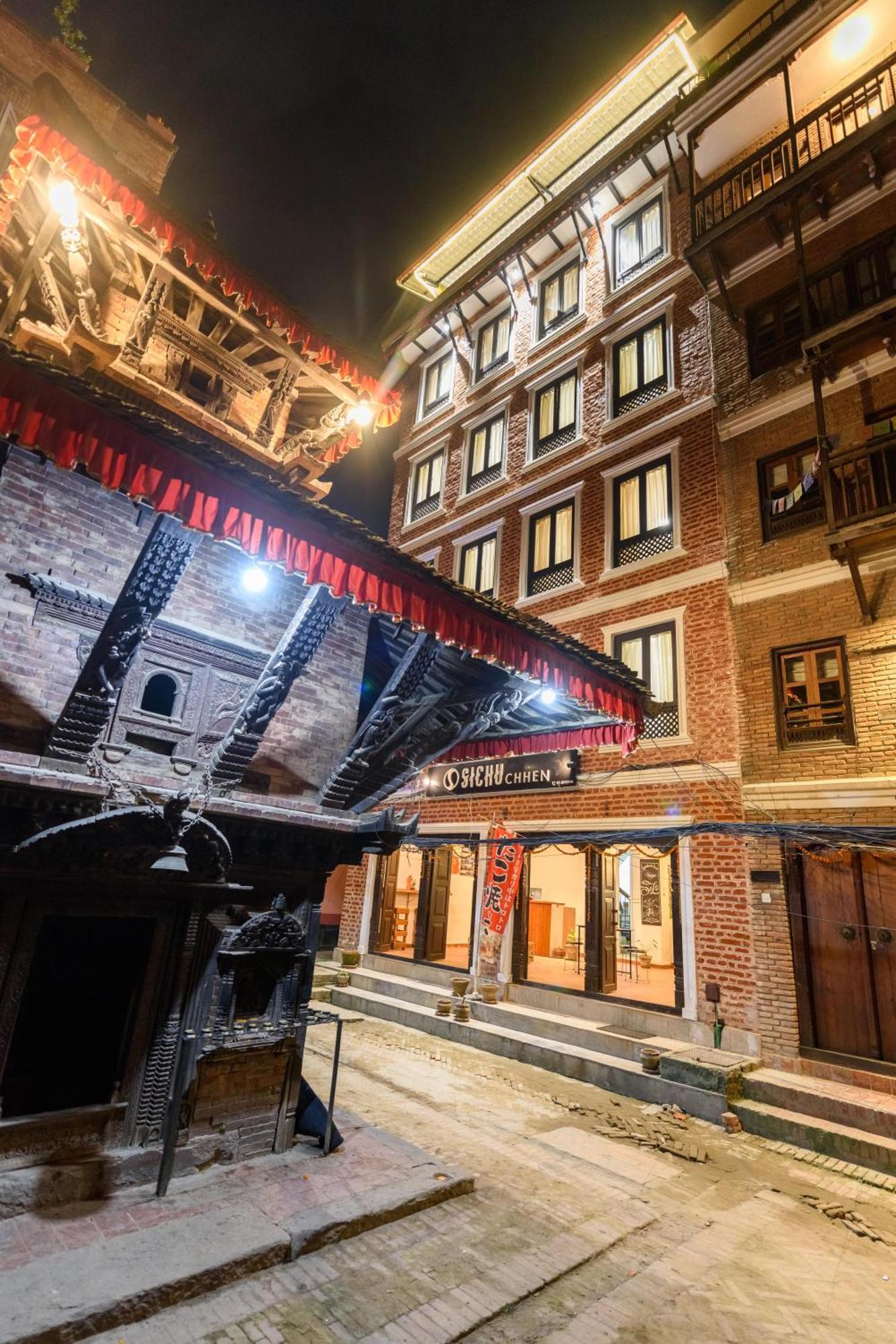 Ferienwohnung Sichu Chhen Lalitpur Exterior foto